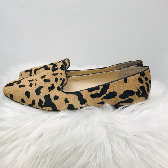 Sole Society Shoes - Sole society leopard loafer flats sz 6